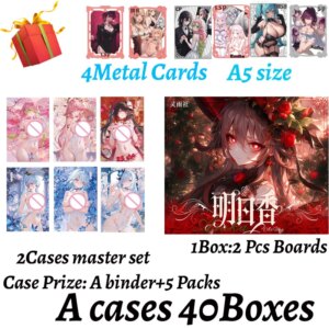 Latest A5 Boards MingRixing Hobby Spicy Waifu Board Doujin Booster Rem Boa Nami Genshin Furina Rare Card Collect Toy AndGifts