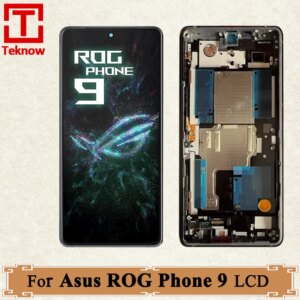 Original 6.78″ AMOLED For Asus ROG Phone 9 LCD Display Touch Screen Panel Digitizer Assembly For Asus ROG 9 LCD Replacement Part