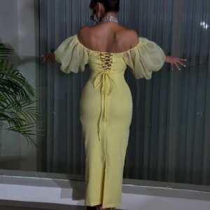 Vintage Mermaid Long Sleeves Prom Dresses High Neck Beadings Party Dresses Ankle Length Evening Dresses