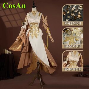 CosAn Game Honkai: Star Rail Aglaea Cosplay Costume Spring Festival Clothing Activity Party Role Play Clothing Women’s Dress