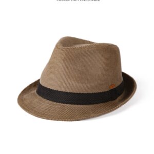 Elegant fashion corduroy top hat four