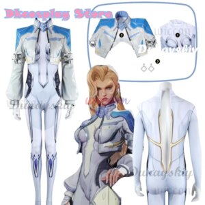 Rivals Dagger Cosplay Women Fantasy Coat Jumpsuit Costume Disguise Outfits Female Movie Roleplay Disfraz Halloween Carnival Suit