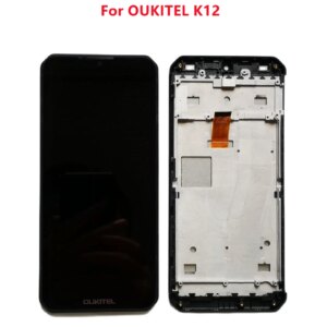 Original For OUKITEL K12 LCD Display With Frame+Touch Screen Digitizer Assembly Replacement Glass + Repair Tools