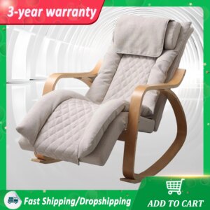 Cheap Relax Armchairs Sofa Home Rocking Portable Relaxing Vibrating Massage Chair Leisure Beach Sofa Comfortable Rocking Chair
