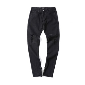 Wholesale Hot Sale Summer Youth All-match Trousers Casual Slim Men’s Worn Jeans