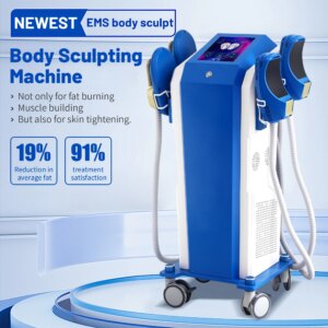 New 6500W 200HZ 15 Tesla Body Sculpting Machine Shaping Radio Frequency RF Muscle Stimulator Device