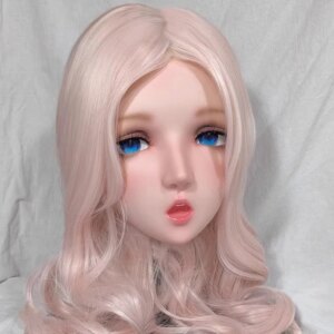 Customized rossdressing Resin Cosplay OR Kigurumi Male To Female Mask Anime characters Transgender Drag Queen And wigs Mask