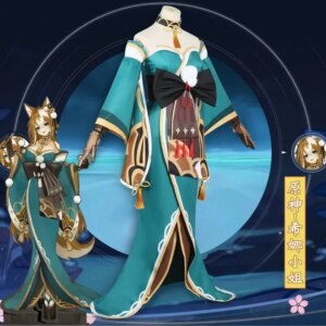 Anime Game Genshin Impact Cosplay Ms Hina Shoes Costume Outfits Halloween Carnival Suit