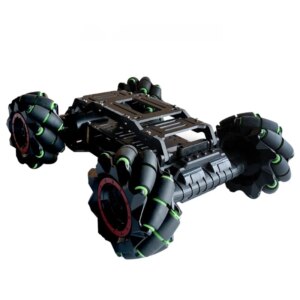 4WD Mecanum Wheel RC Robotic Car Chassis For Arduino For Raspberry ESP32 Robot Car with Motor Encoder Programmable Robot DIY Kit