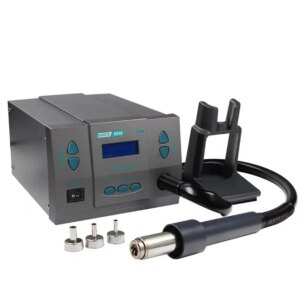 Quick 861X smart lead-free hot air rework station hot Gun Soldering Station with 3 air nozzle 1300W Desoldering Station