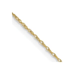 10k.5mm Carded Cable Rope Chain