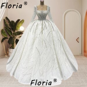 Vestido De Noiva Elegant Full Pearls Crystal Mermaid Wedding Dress 2024 Couture Quality Ball Gown African Woman Bridal Gown