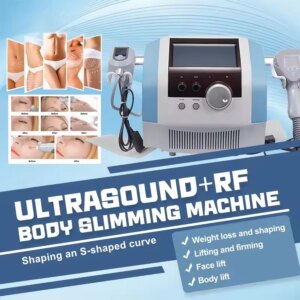 Ultrasound RF 2 in 1 Machine Face Lifting Body Slimming Collagen Regeneration Anti-Aging Beauty Salon Device Home Use