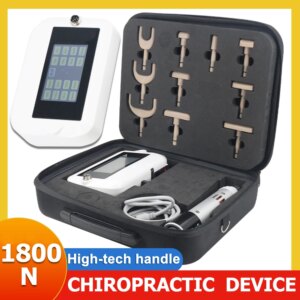  1800N Chiropractic Adjusting Tool Activation Therapy Spine Correction Physical Device Shoulder Fatigue Relax Massager New