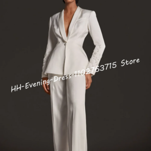 Classic Satin V-Neck Appliquins Formal Evening Dresses Party Prom Gowns Customized