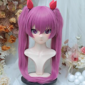 (NFD-14-30)Customize Full Head With Lock Crossdress Doll Female/Girl Japanese Anime Cartoon Character Kig Cosplay Kigurumi Mask