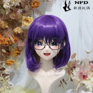 Kigurumi short hair self-set Kigurumi mask full headband lock cosplay headshell props costume anime game