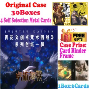 Lastest Wholesale Qinghua Culture Acrylic Colored Paper Artboard Trading Palying Card Anime Gojo Nanami ACG TCG Gift
