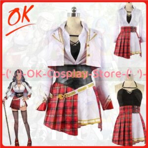 [Customized] Scarle Yonaguni Cosplay Costume Vtuber ILUNA Anime Roleplay Outfit OK-Cosplay Suit Halloween Carnival Party Uniform