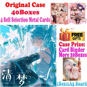 Wholesale 2025 Lastest A5 Size Qingmeng Goddess Story Card Board Waifu Ganyu Raiden TCG Doujin Toys And Hobby Gift