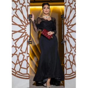 customized Women Prom Dresses 2024 Evening Dresses With Back Open Lace Sleeve Mermaid Formale Party Dresses فساتين سهرةrobes de