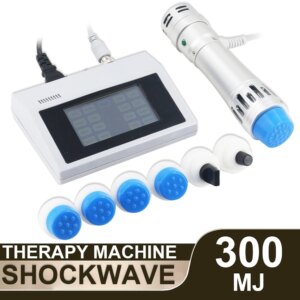 300MJ Shockwave Therapy Machine For Men ED Treatment Shoulder Foot Pain Relief Shock Wave Equipment Muscle Relax Massager