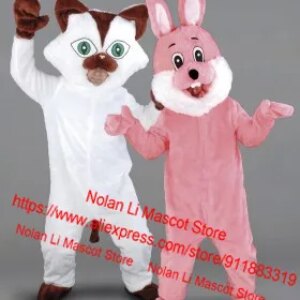 High Quality EVA Material Helmet Cat and Rabbit Mascot Costume Unisex Cartoon Suit Cosplay Custom Adult Size 159