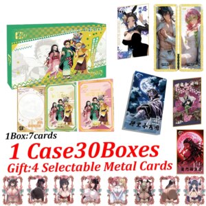 Newest YIGU Demon Slayer Colored Paper Board Hobby Collectible Card Doujin Booster Box Birthday Gifts