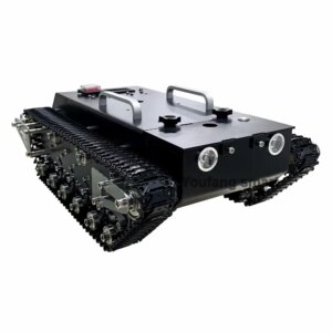 30kg Load RC Tank Chassis Metal Track 12V DC Motor Shock Absorption Tank for STM32 Robot Kit to FS Handle Programmable Robot Car