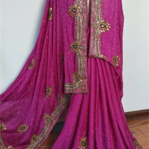 India Sari Nepal Thailand 6-meter Sari costume dress live broadcast featuring Sri Lanka’s Grand Sari Lengha