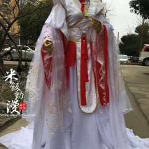 Heavenly Officials Bless Prince Yue Shen Cos Clothing Xie Lian Cosplay Red White Style Ancient Cosplay Costume Hanfu Halloween