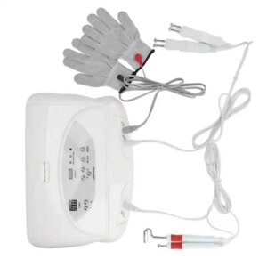 Portable Electrodes Skin Lifting Machine Wrinkle Removal Facial Tightening Device with BIO Electric Gloves