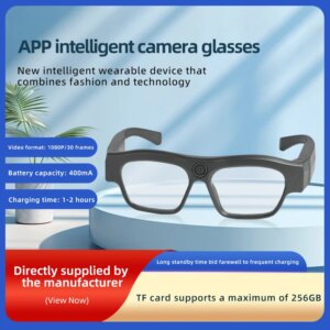 WiFi APP Real-time live streaming smart glasses DV recording photo-taking video shooting capabilities outdoor cycling sunglasses