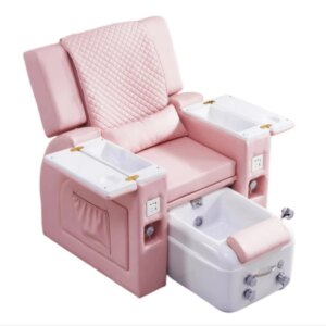 Queen Pedicure Chair with Massage Manicure Spa Sofa for Foot Care & Beauty Equipment
