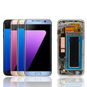 5Pcs New For Galaxy S7edge Screen Assembly G935F LCD display curved inside and outside screens
