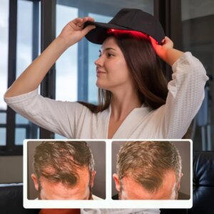 650nm LLLT Hair Growth Cap Red Light Therapy for Thicker Fuller Hair Home Use Hair Loss Treatment