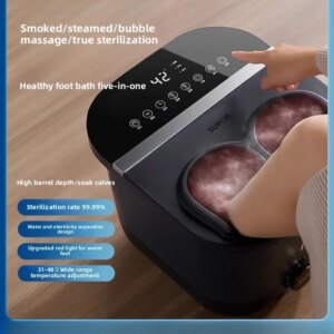 Heated constant temperature massage foot bath bucket household electric smart high-end health foot bath