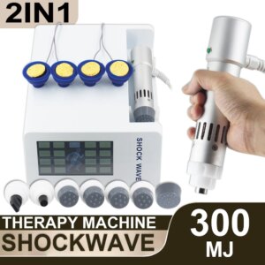 Shockwave Therapy Machine Physical Therapy Massage ED Treatment Electrical Muscle Stimulation Fatigue Relax Body Massager 300MJ