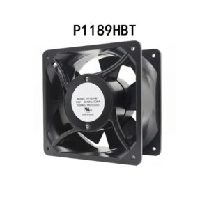 Compact Cabinet Fan P1189HBT 115VAC 0.26A 50/60Hz 176*176*89mm Case Silent cooling Axial flow fan