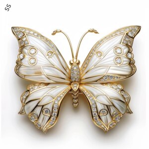 MOQ 50pcs Original Private Custom High-grade Butterfly Brooches Fashion Jewelry Accessories Wholesale