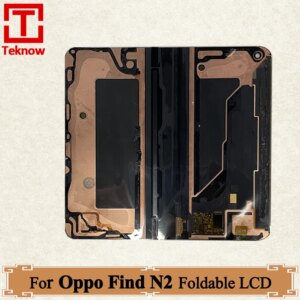 7.1″ Original AMOLED Foldable LCD For Oppo Find N2 Display Inner Screen PGU110 Touch Panel Digitizer Assembly Replacement Parts