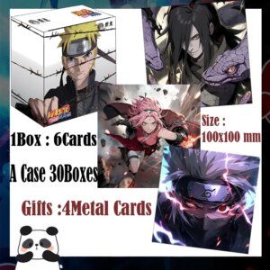 Naruto Color Paper Cards Hobby Collectible Art Card Hyuga Hinata Haruno Sakura Doujin Booster Box Kids Toy Gifts