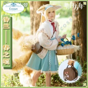 Suzuran Spring Praise Lovely Dress Game Suit Anime Arknights Cosplay Costume Women Uniform Party Outfit Daily Clothing