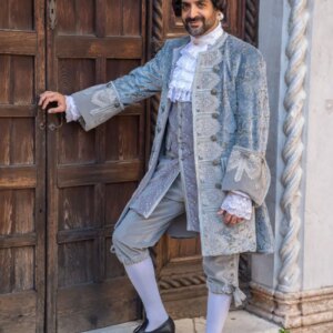 18th Century Mens Baroque Rococo Outfits Costume Marie Antonitte Ball Gown Louis Χ Ⅵ Era Court Aristocratic Men’s Dress Suit