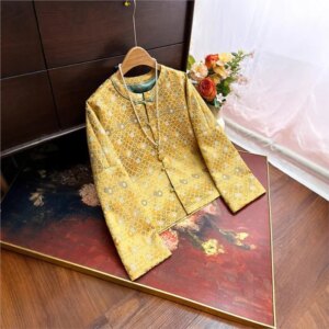 New Chinese style coat national brocade