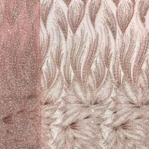 Wholesale High Quality African French Beaded Lace Fabric 2025 Sewing Sequins Embroidery Nigeria Lace Fabric for Party Dresses