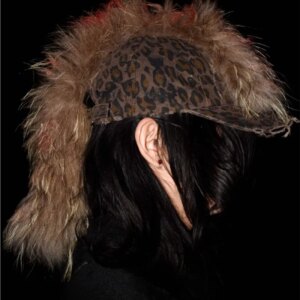 The elegant charm of subculture dyed rivets spoils baseball cap