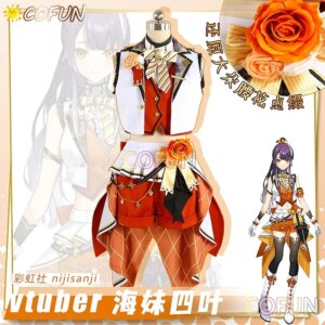 COFUN [Customized] Nijisanji Vtuber Umise Yotsuha Cosplay Costume Halloween Outfits Women Men Suit Full Set Anime Dress