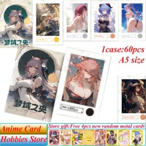 Ika Meng Yu Zhi Yang A5 Goddess Story Art Prints Anime Female Lead Rem Kafka Sexy Swimsuit Bikin Spicy Charm Board Game Cards
