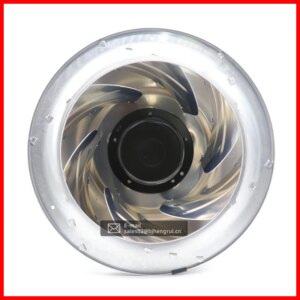 R3G355-AM14-61 Backward Curved EC 230VAC Centrifugal Cross Flow Industrial Cooling Fan For FFU Unit